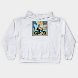 Little Jelly and his new bike! Kids Hoodie